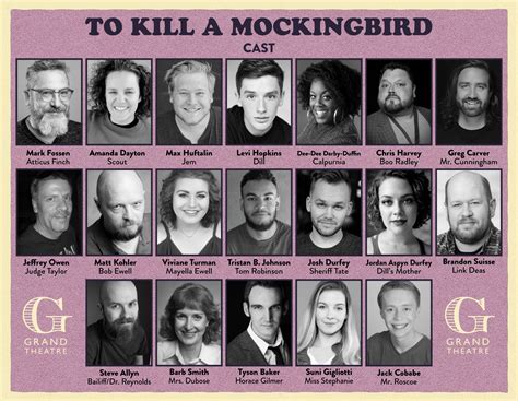 To Kill A Mockingbird Actors