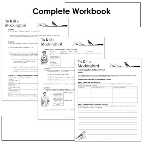 To Kill A Mockingbird Workbook