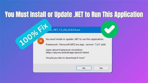 to run this application .net framework
