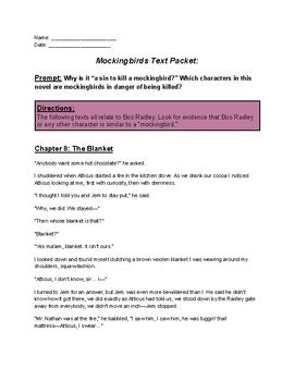 Read To Kill A Mockingbird Activity Packet Answer 