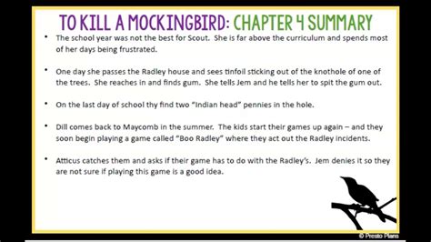 Download To Kill A Mockingbird Chapter 4 6 Summary 
