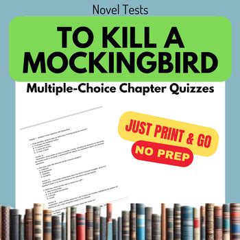 Full Download To Kill A Mockingbird Chapter Quizzes Multiple Choice 