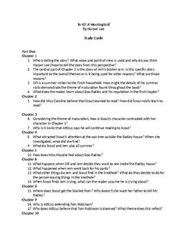 Full Download To Kill A Mockingbird Study Guide Key 