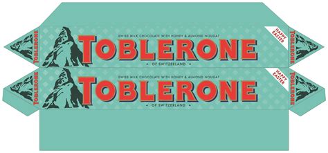 Toblerone Packaging Template