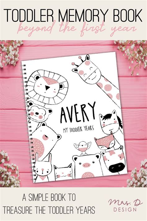 Toddler Memory Book: A Memory And Scrapbook For The Toddler Years ( Memory Keepsake Book)