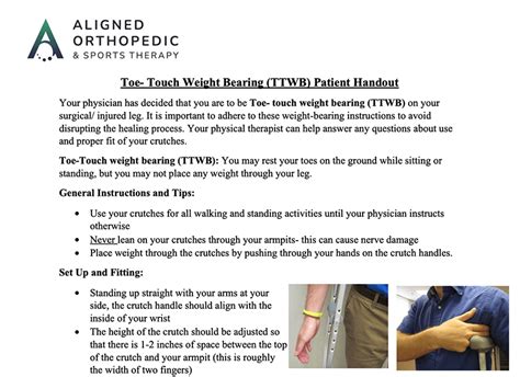 Toe Touch Weight Bearing