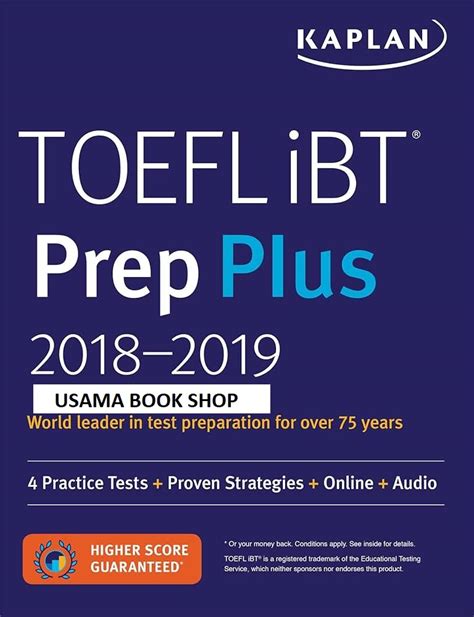Toefl Ibt Prep Plus 2018 2019 4 Practice Tests Pr