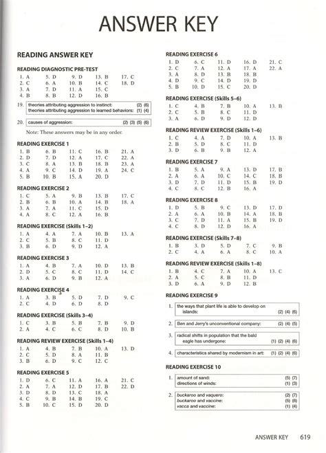 Toefl Prep Answer Key