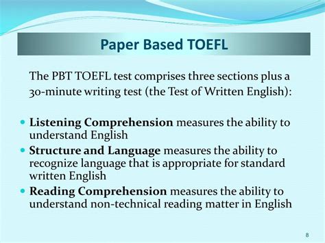 Read Toefl Paper Based Test Sample 