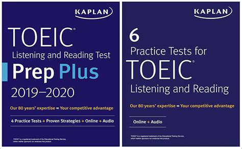 Toeic Prep Set 2 Books Online Kaplan Test Prep