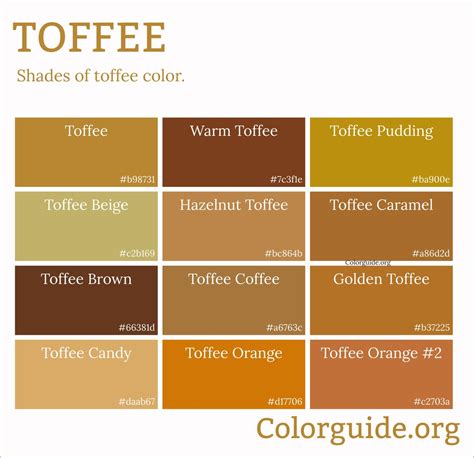 toffee color