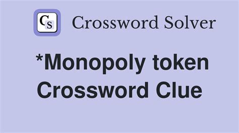 token Crossword Clue Wordplays.com