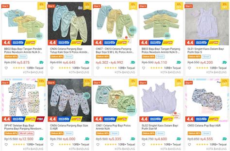 toko baju bayi di shopee