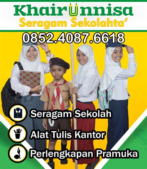 Toko Toko Seragam Sekolah Di Makassar Wa 0852 Grosir Perlengkapan Seragam Sekolah - Grosir Perlengkapan Seragam Sekolah