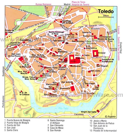Toledo On Map