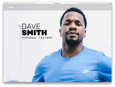 tom smith trainer biography template