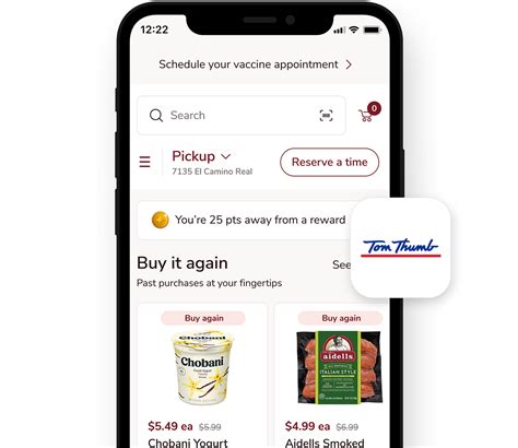 Tom Thumb Mobile App
