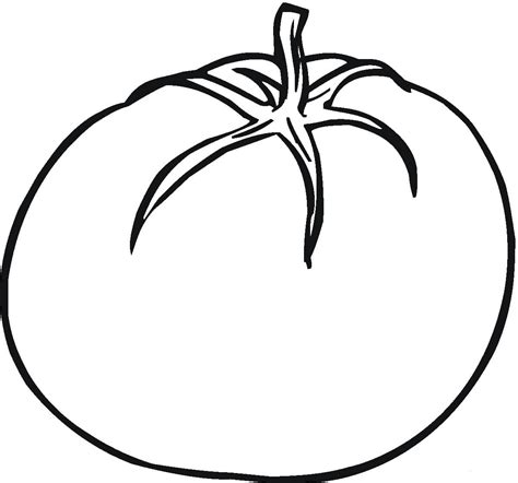 Tomate Para Colorear