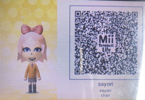 tomodachi life serena qr code
