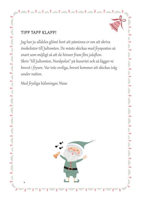 tomtenisse flyttar in brev