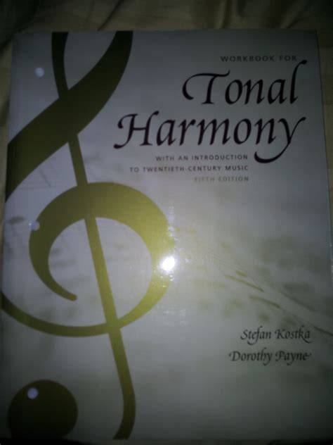 tonal harmony 5th edition cd