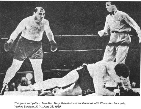 tony galento boxer biography of rory