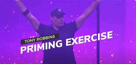 Tony Robbins Priming