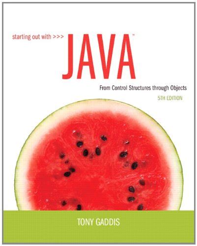Full Download Tony Gaddis Java 5Th Edition 