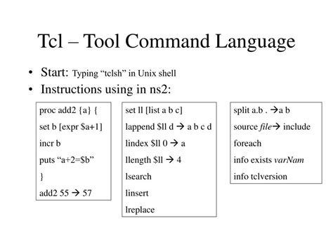 Tool Command Language