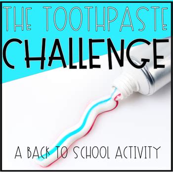 Toothpaste Challenge Teaching Resources Tpt Toothpaste Words Worksheet - Toothpaste Words Worksheet