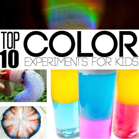 Top 10 Color Theory Experiments For Kids Lemon Science Experiments With Colors - Science Experiments With Colors