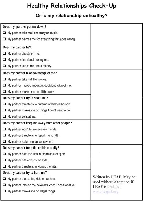 Top 10 Healthy Relationship Worksheets For Deeper Connections Trials Of Life Living Together Worksheet - Trials Of Life Living Together Worksheet