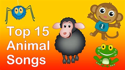 Top 15 Animal Songs Compilation Nursery Rhymes Tv Rhymes On Animals For Kindergarten - Rhymes On Animals For Kindergarten