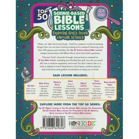 Top 50 Science Based Bible Lessons