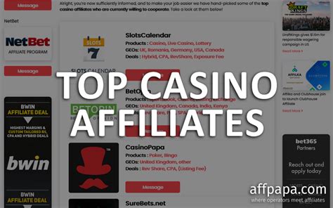 top casino affiliate programs xpmr belgium