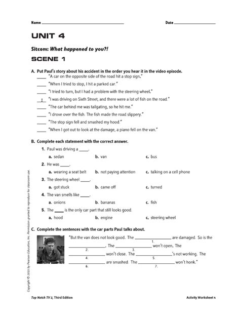Top Notch 2 Unit 4 Useful Stuff