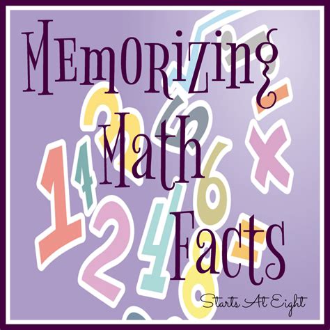 Top Resources For Memorizing Math Facts In Your Thats A Fact Math - Thats A Fact Math