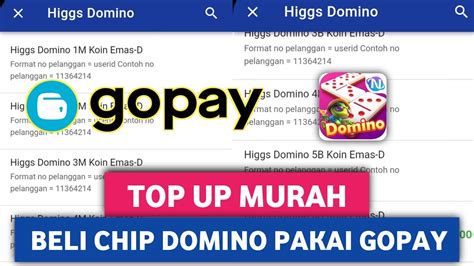 TOP UP CHIP MURAH ㊙️ Cara Top up koin Emas Higgs Domino 1B Hanya 35RIBU Termurah