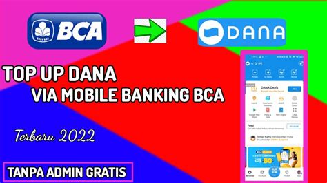 TOP UP DANA VIA BCA 😴 Top Up Dana