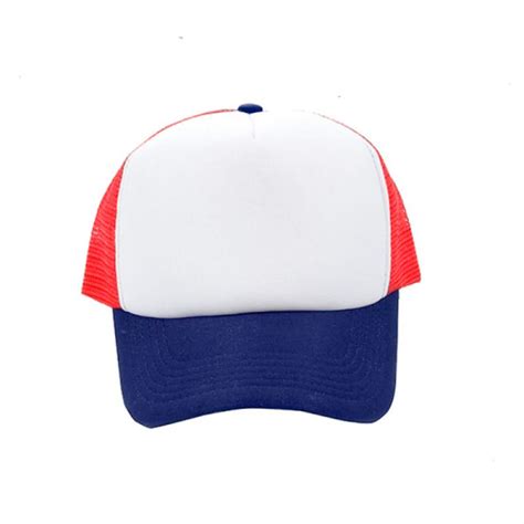 topi merah putih biru