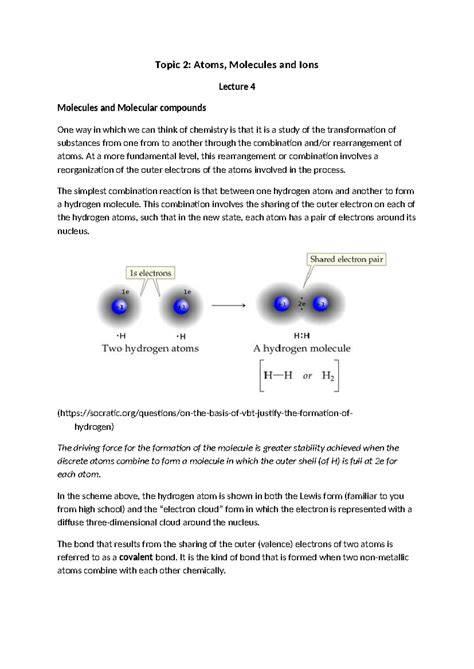 topic 2 atoms molecules and ions