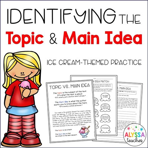 Topic And Main Idea Worksheets Theme And Main Idea Worksheet - Theme And Main Idea Worksheet