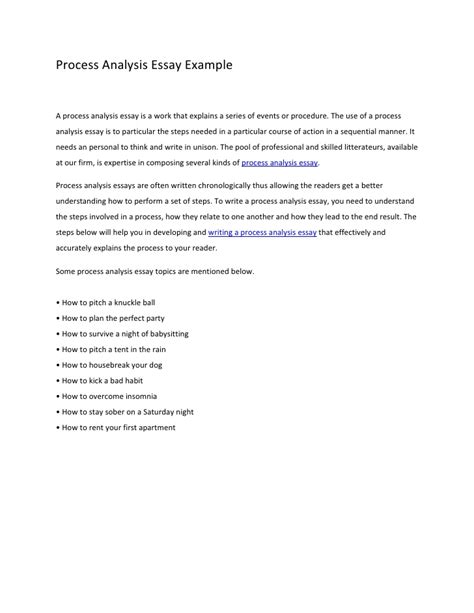 Read Topics For Process Papers 