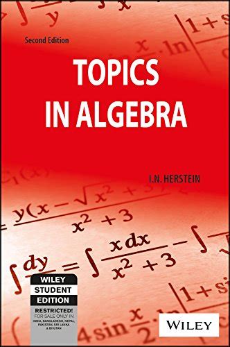 Download Topics In Algebra Herstein 2Nd Edition 