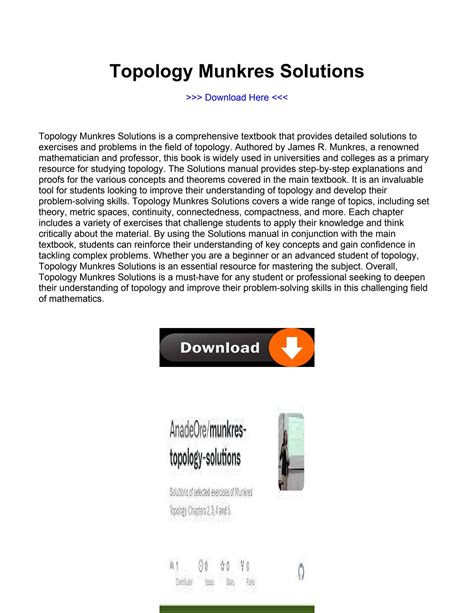Read Topology Munkres Solutions Pdf 