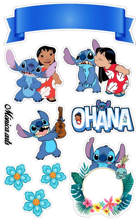 Topper Lilo E Stitch Png