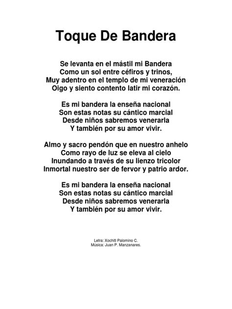 Toque De Bandera