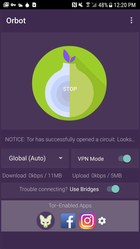 tor transparent proxy android