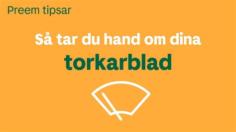 torkarblad preem