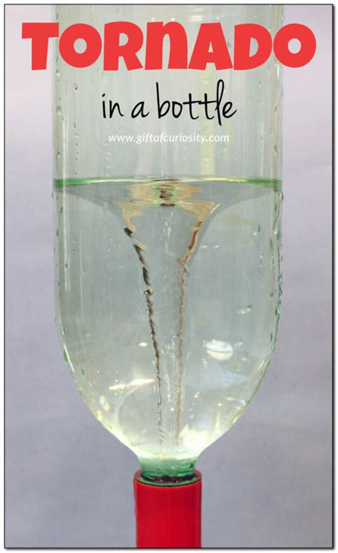 Tornado In A Bottle Science Experiment Easy To Bottle Science Experiments - Bottle Science Experiments